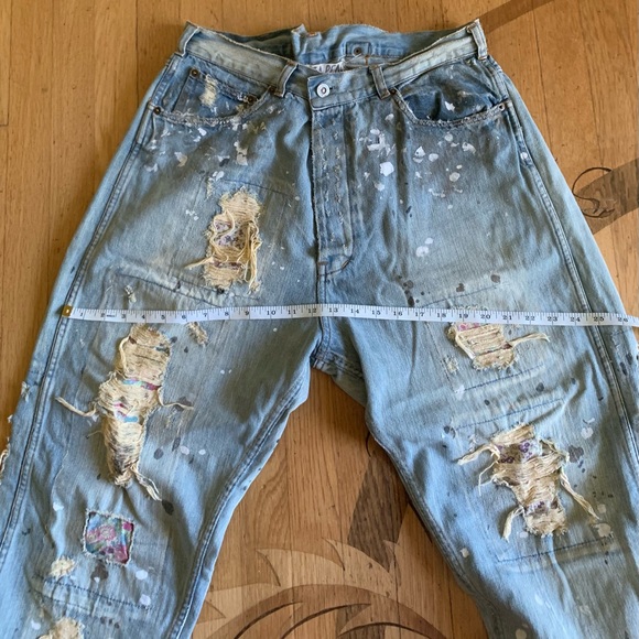 EUC Magnolia Pearl calico denims - Picture 4 of 6